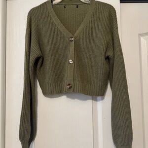 Olive Green Women's Sweater
